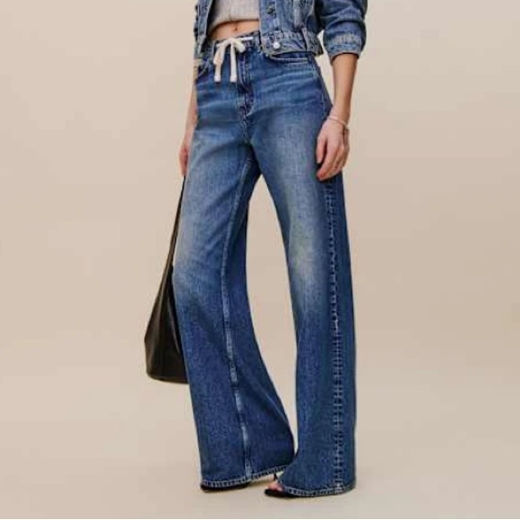 Reformation Cary High Rise Wide Leg Jeans - Picture 4 of 7